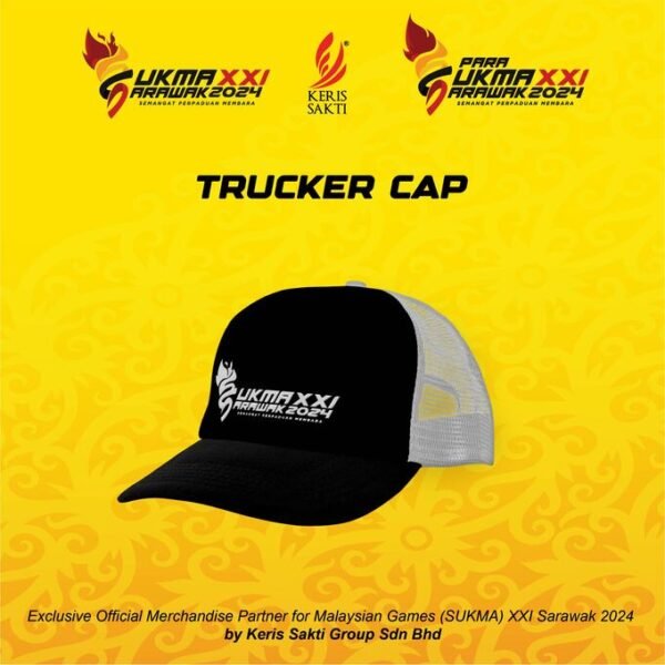 Trucker Cap Black & White