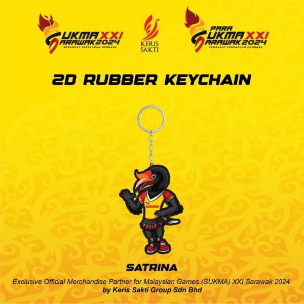 Satrina Sukma Rubber Keychain
