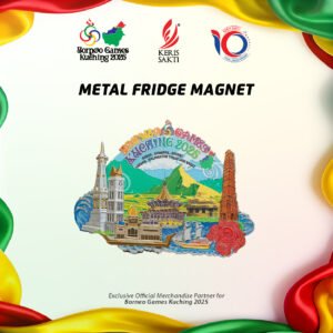 Fridge Magnet Borneo Games - Landmark