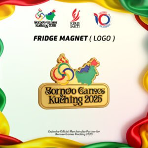 Fridge Magnet Borneo Games - Logo
