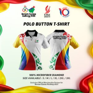 Borneo Games Collar Shirt ( Tribal Design)