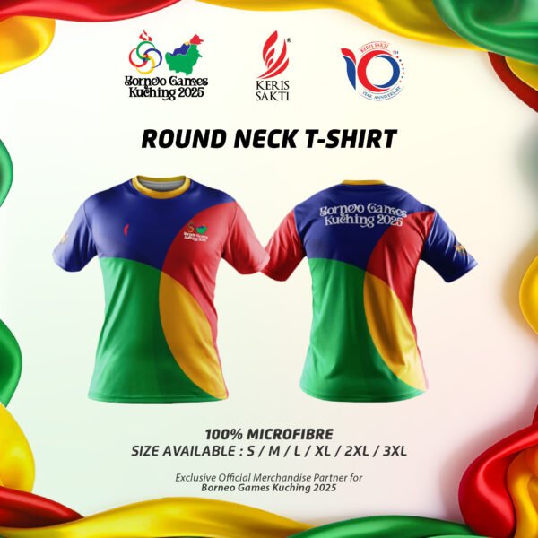 Borneo Games 2025 T-Shirt (4 Color Design)